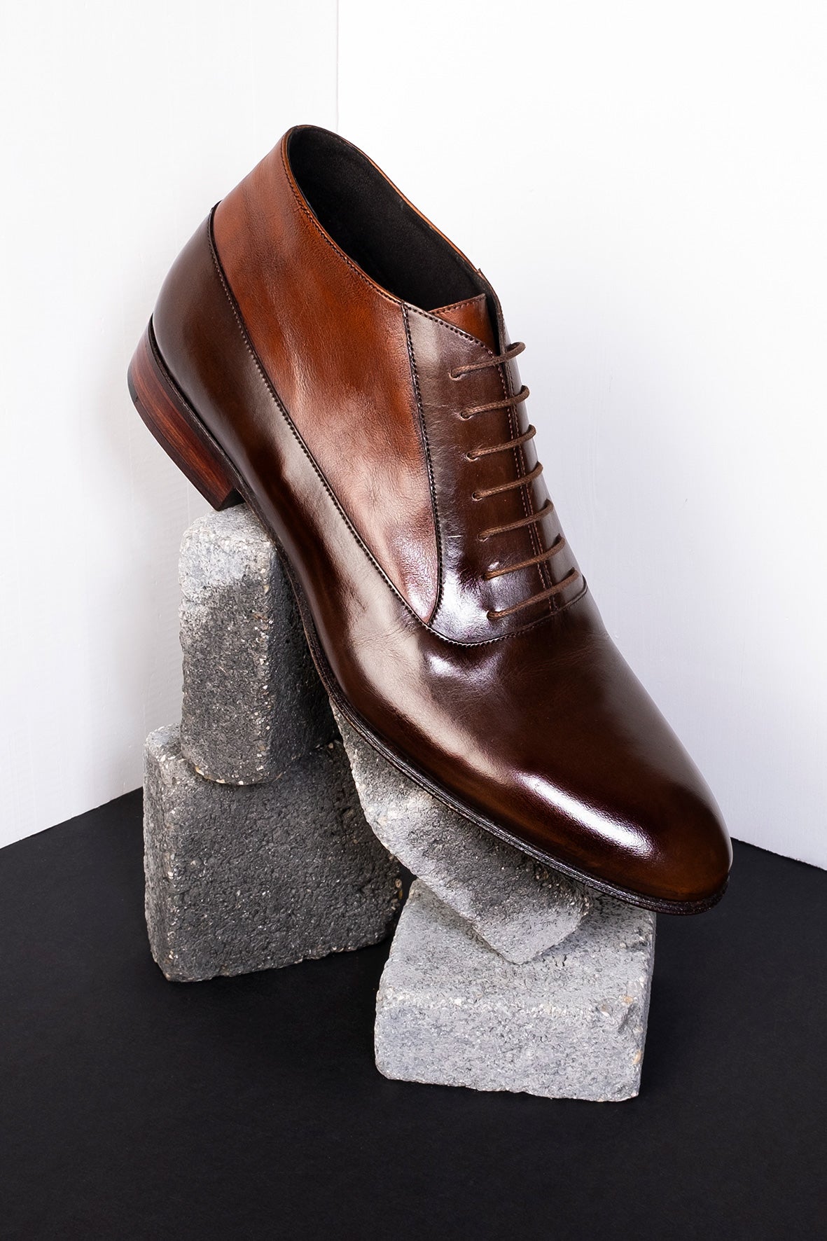 Selto ankle boot Cognac brown