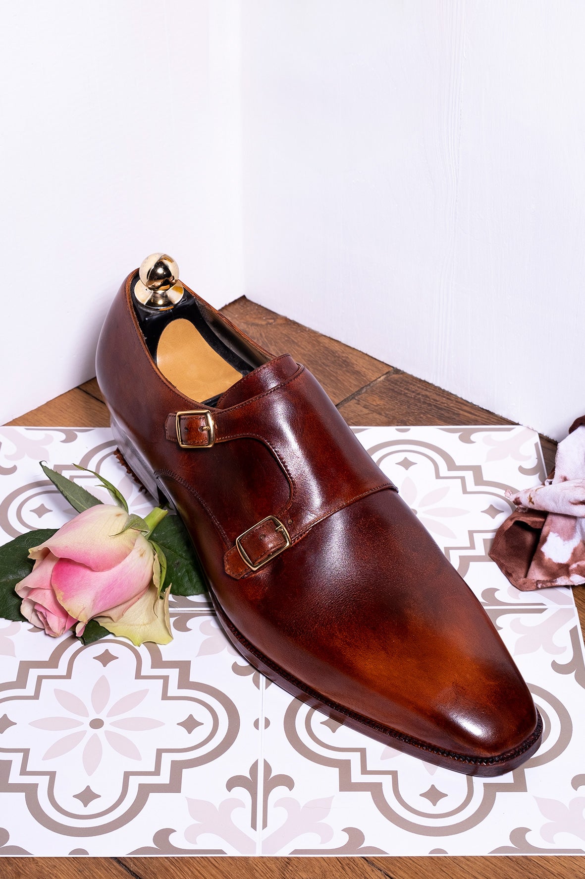 Derby Carl - Cognac brown
