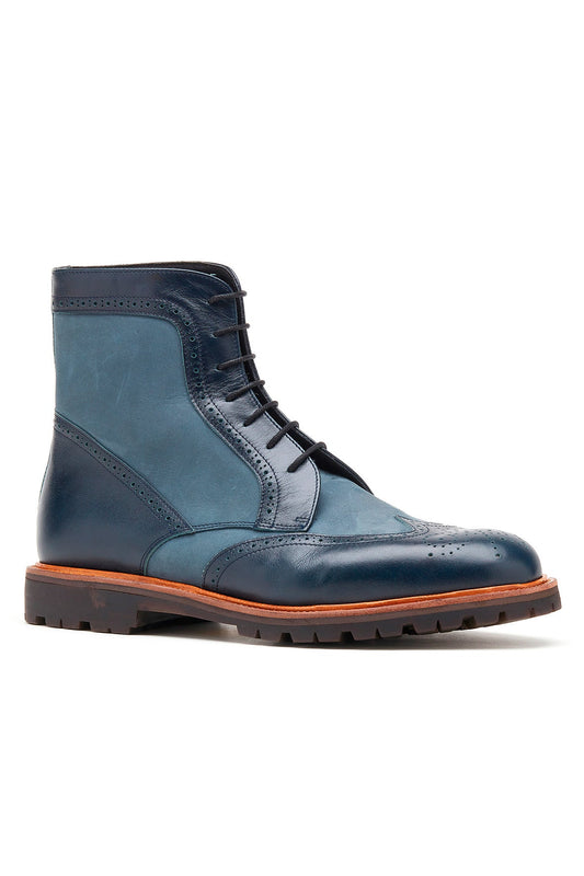 Fred ankle boot - Dark blue/Light blue