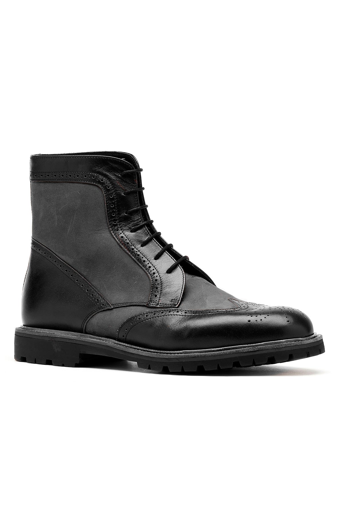 Fred ankle boot - Black/Charcoal gray