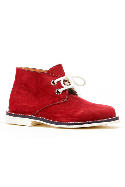 Rim ankle boot - Currant red