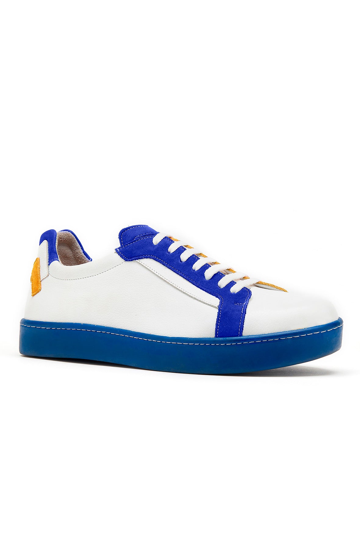 B3M sneaker - Royal blue and yellow