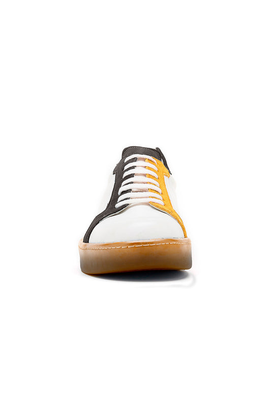 B3M sneaker - Brown and yellow 