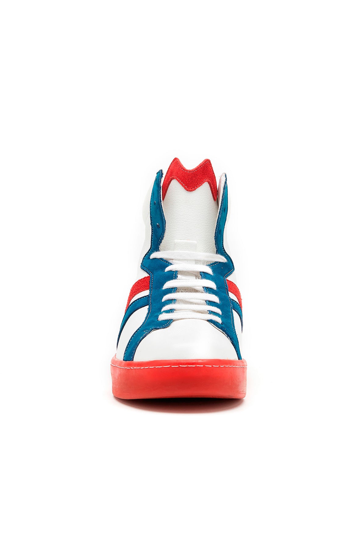 Basket BM French - Bleu et rouge