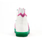 Basket BM French - Fuschia et vert